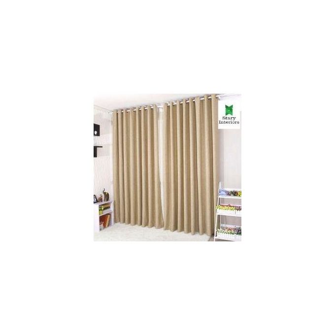 Cream curtain 6m( 3m+3m) and 5m white sheer.new arrival in the market best for living room window;bedroom windoiw and door