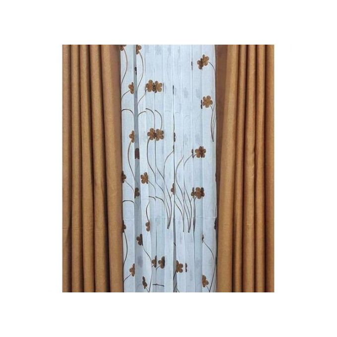 cream curtain 1.5m  without sheer.new arrival in the market best for living room window;bedroom windoiw and door