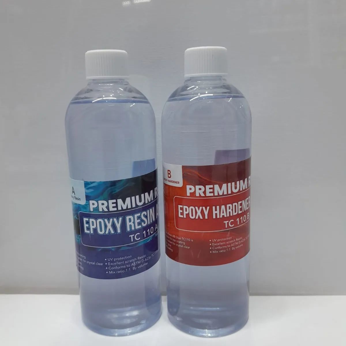 Premium Epoxy Resin & Hardener AB Glue 1Kg Pack