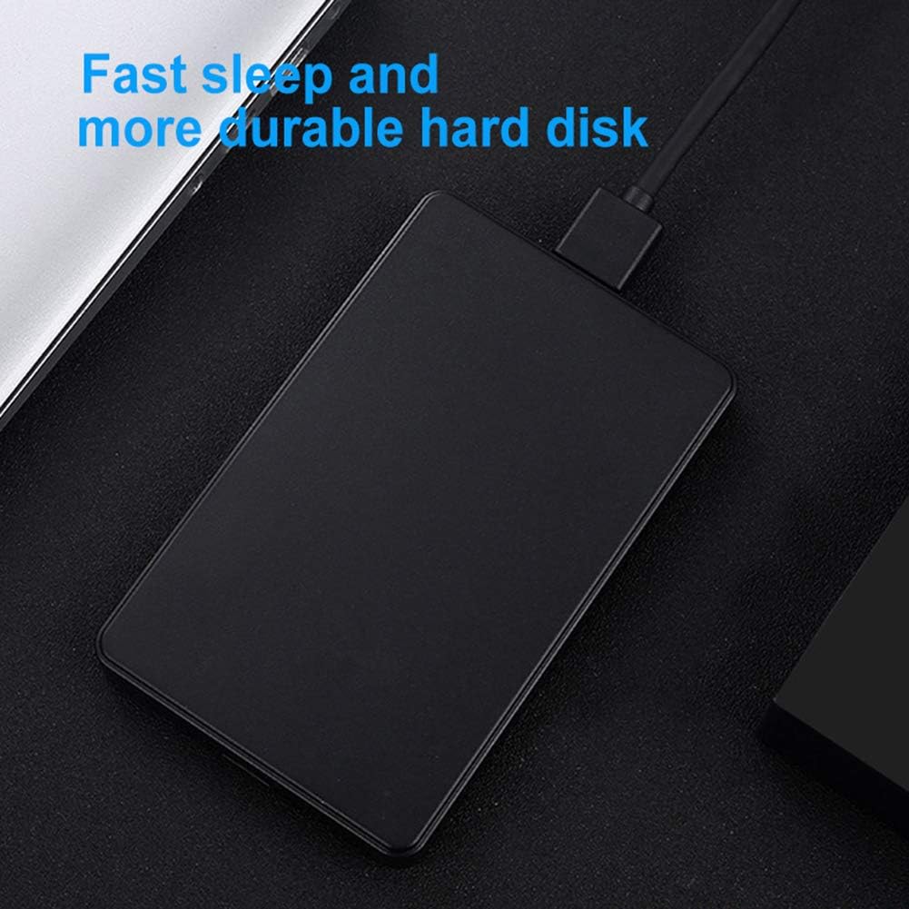 USB3.0/Type C 2.5'' Hard Drive Enclosure Black Mobile HDD Box USB3.1 SATA 1/2/3 SSD Case Portable Hardisk With USB C Cable