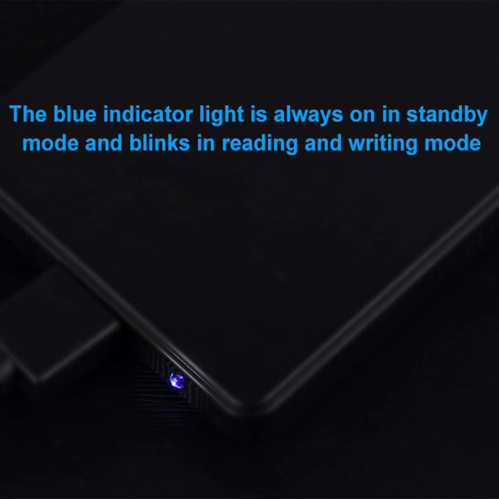 USB3.0/Type C 2.5'' Hard Drive Enclosure Black Mobile HDD Box USB3.1 SATA 1/2/3 SSD Case Portable Hardisk With USB C Cable