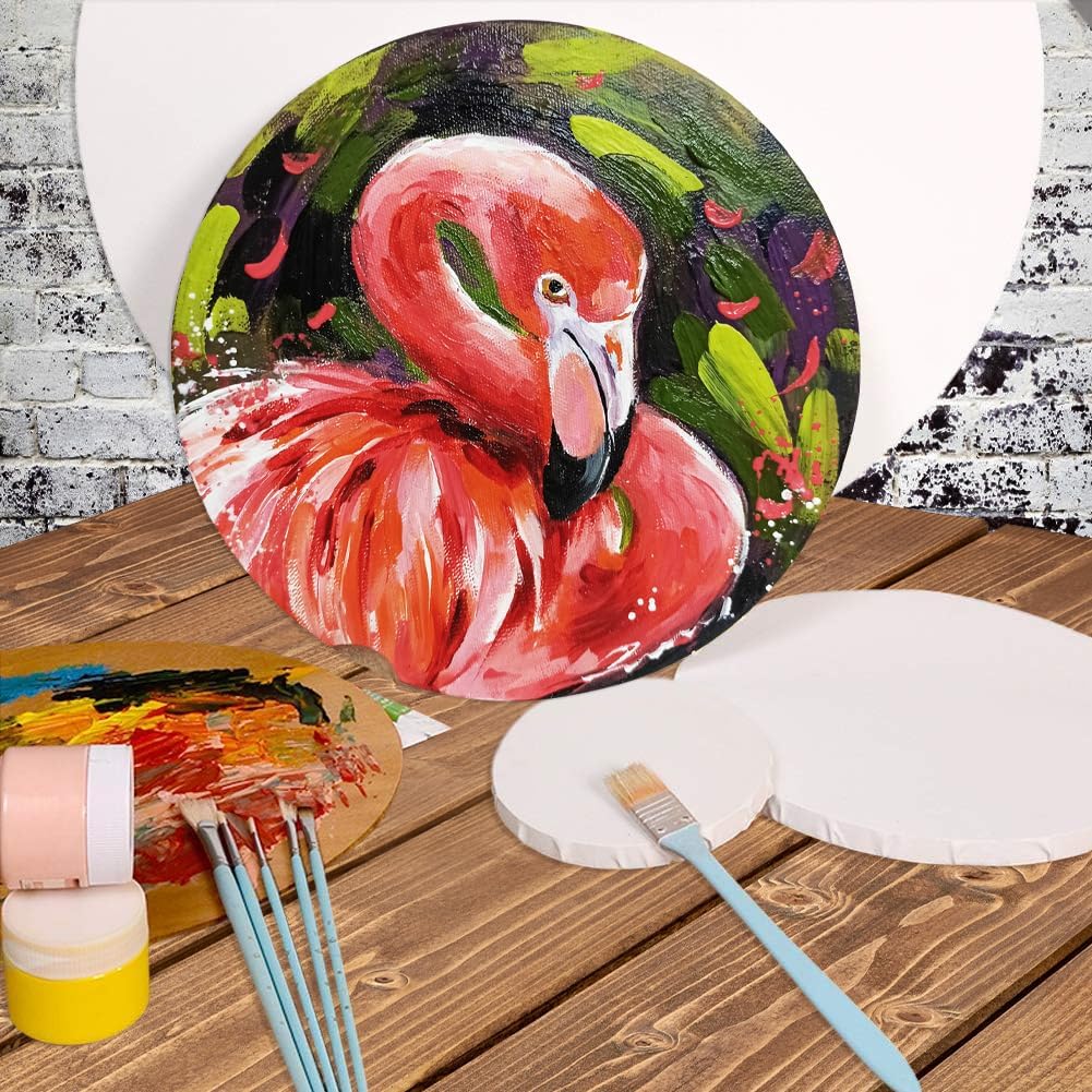 Art Round Canvas for Painting Acrylic Drawing