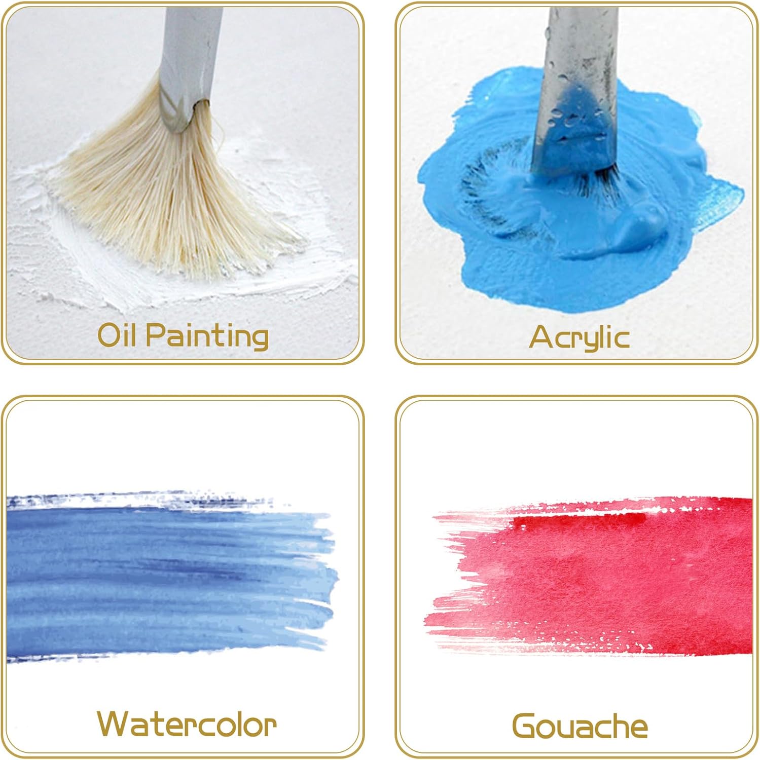 Art Round Canvas for Painting Acrylic Drawing