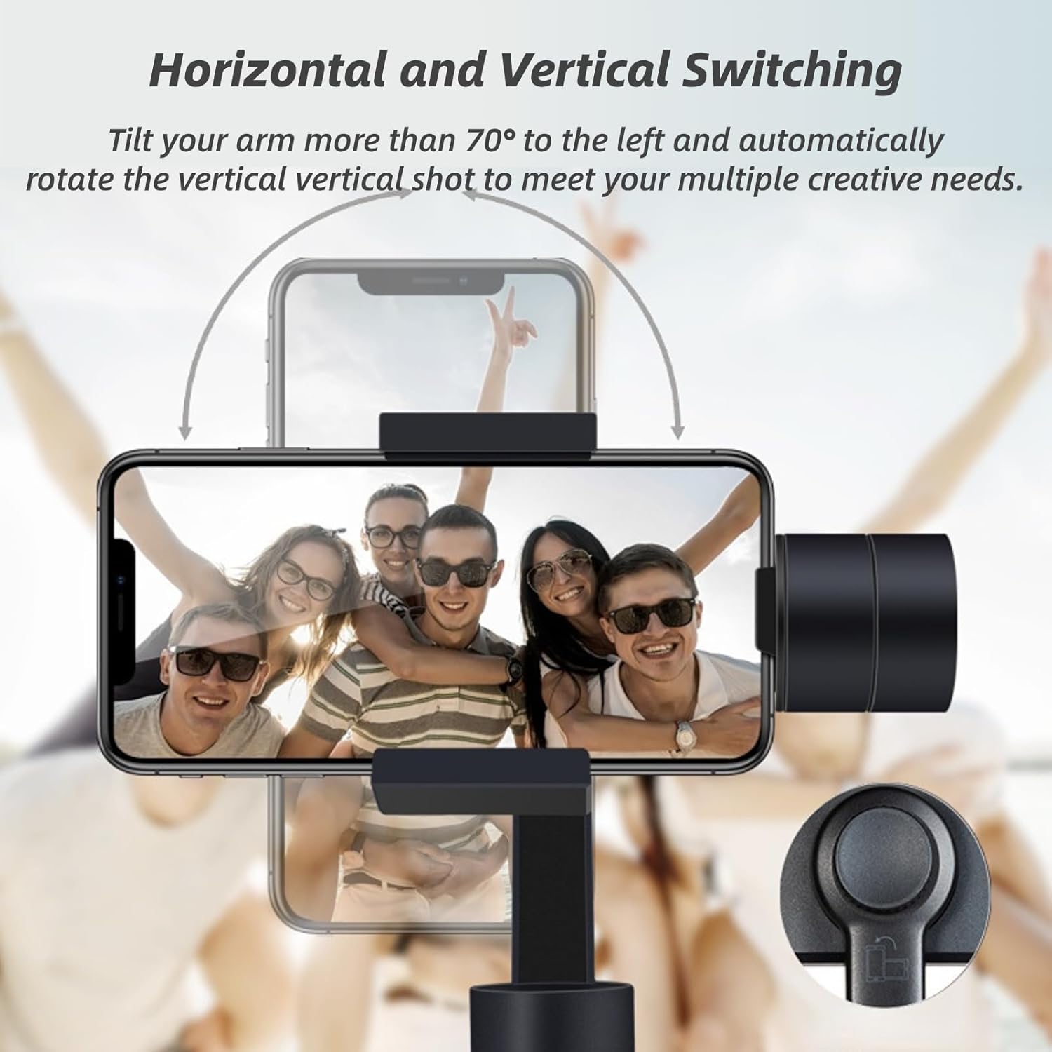 S5B 3-Axis Handheld Gimbal Cellphone Action Camera Stabilizer