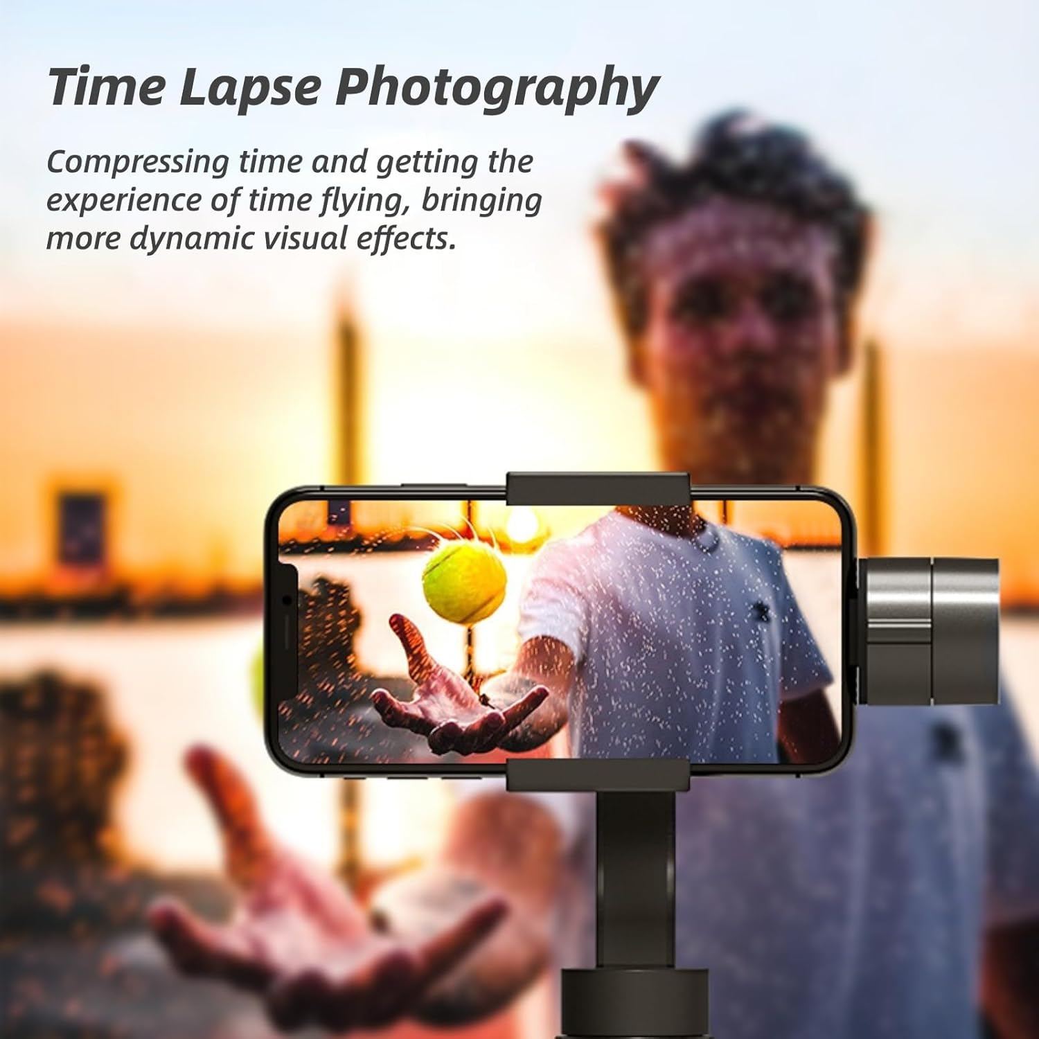 S5B 3-Axis Handheld Gimbal Cellphone Action Camera Stabilizer