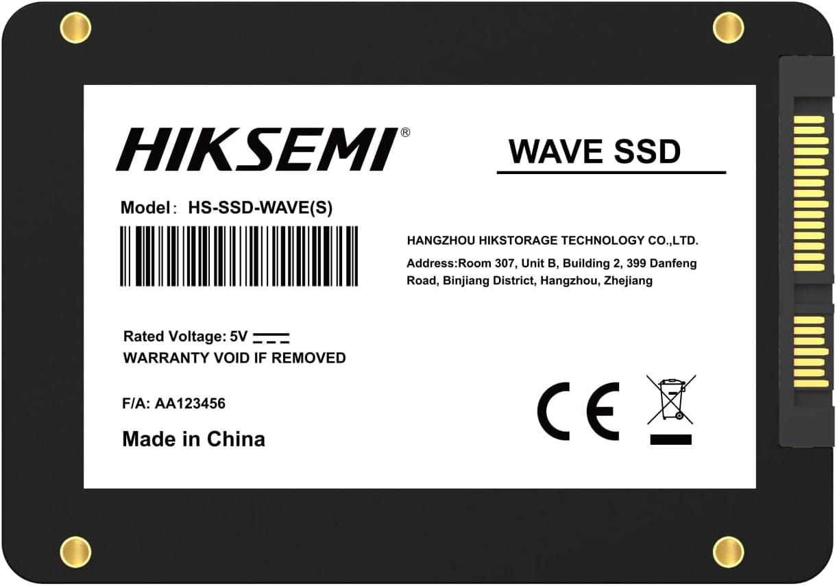 Hikvision HIKSEMI WAVE(S) SATA SSD Solid State Drive 2.5 Inch Sata3