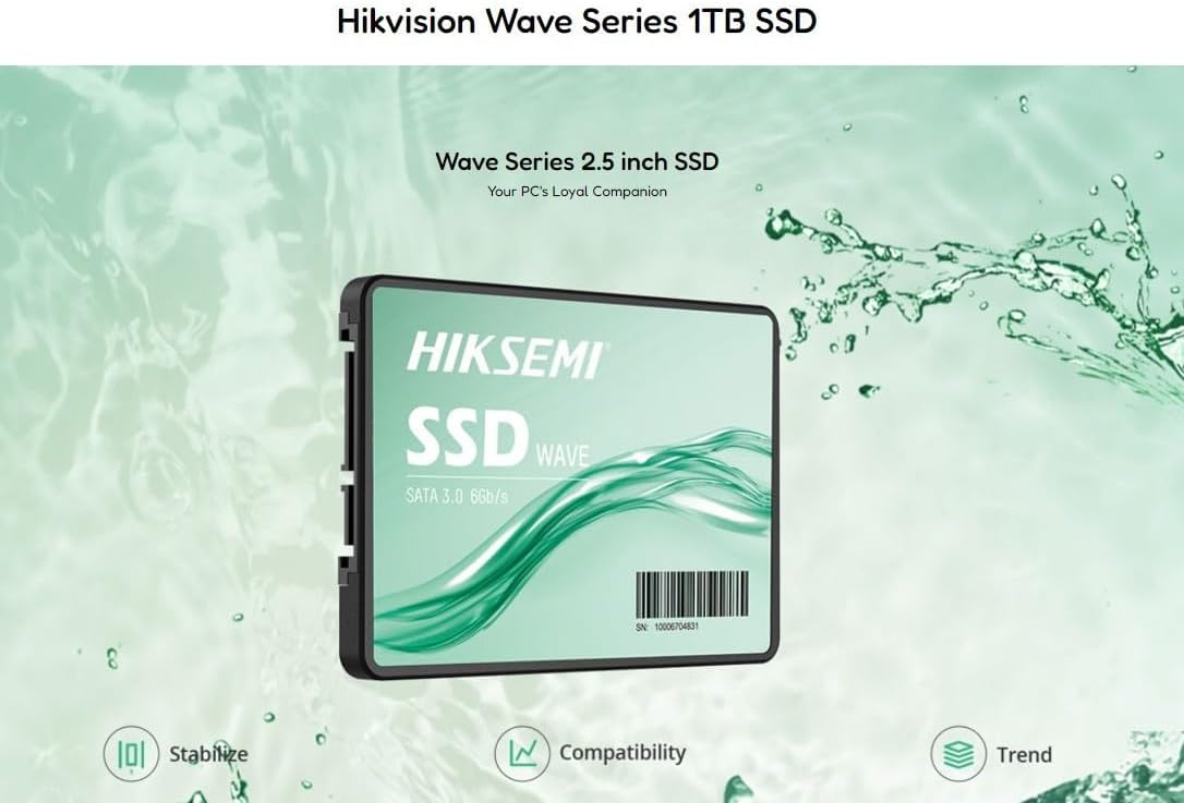 Hikvision HIKSEMI WAVE(S) SATA SSD Solid State Drive 2.5 Inch Sata3