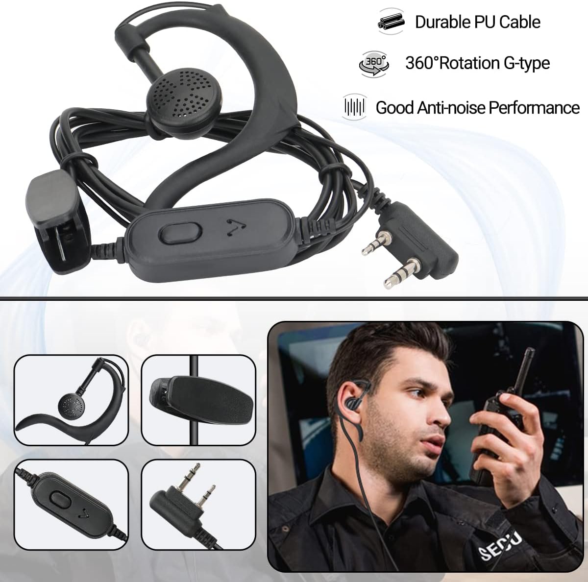 BAOFENG High Power Dual Band Two Way Radio Long Range