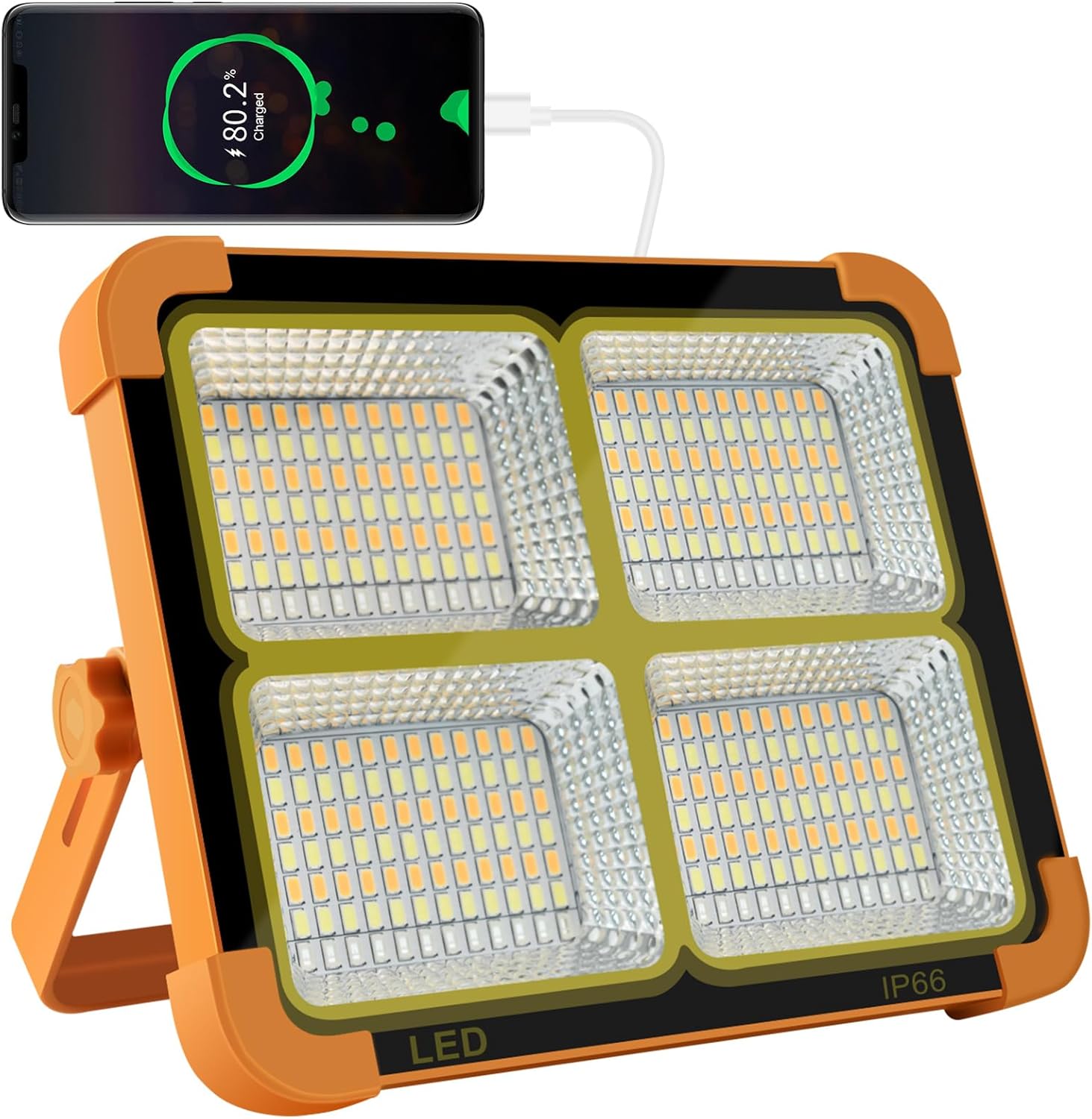 100W/200W Portable Solar Lantern Flood Light