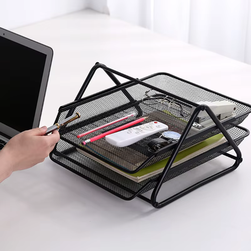 Office Desk Organizer Documents Tray Rack