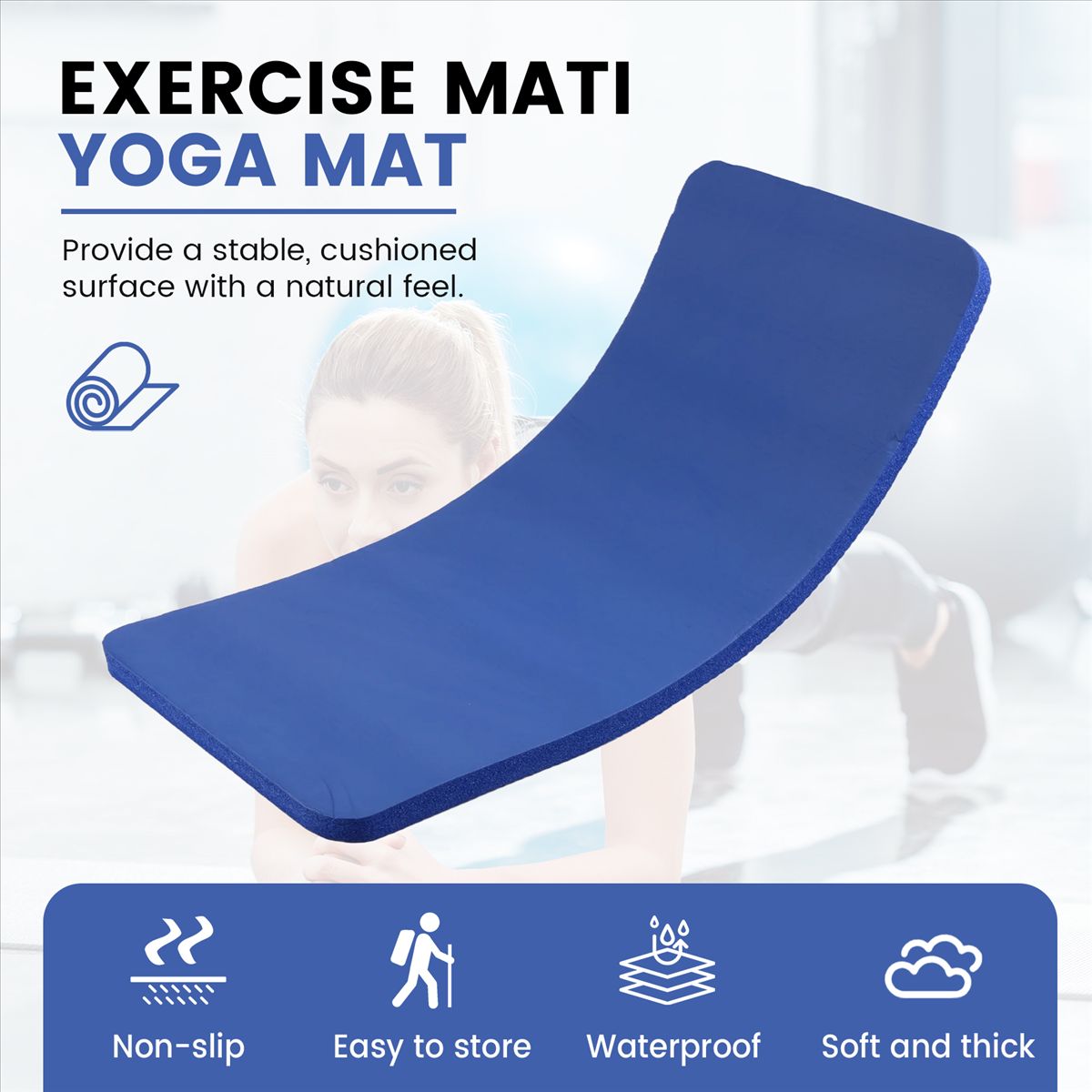 15MM Thick Fitness Training Yoga Mat