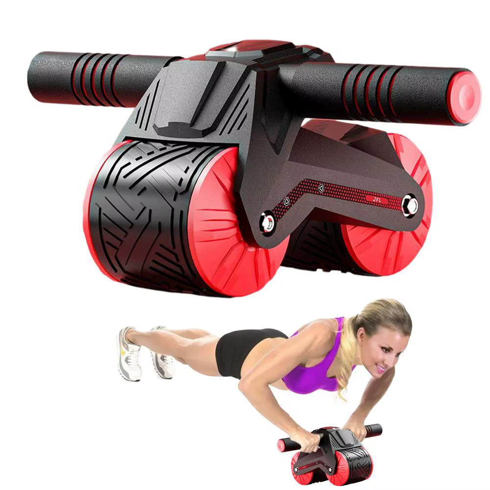 Fitness Automatic Rebound Belly Wheel Ab Roller Coaster