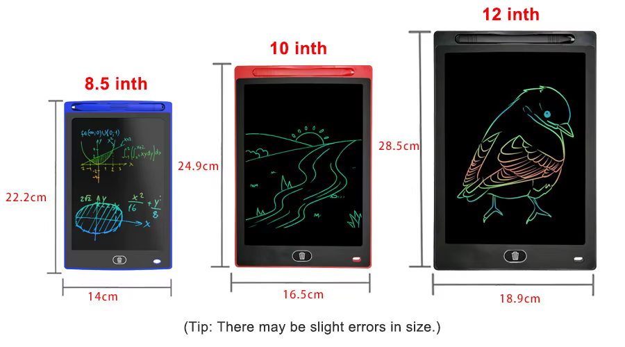 12 Inch Electronic Drawing Board For Kids : Writing Tablet