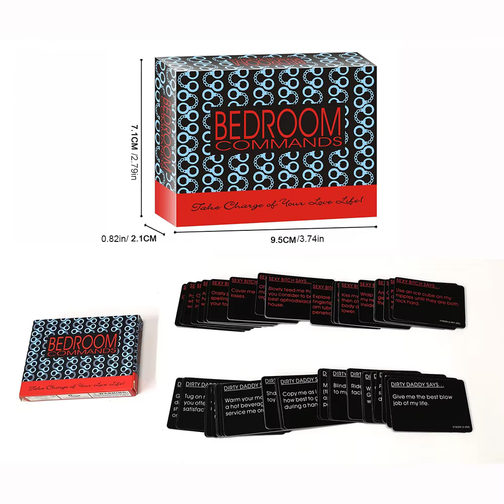 Bedroom Commands Card Game