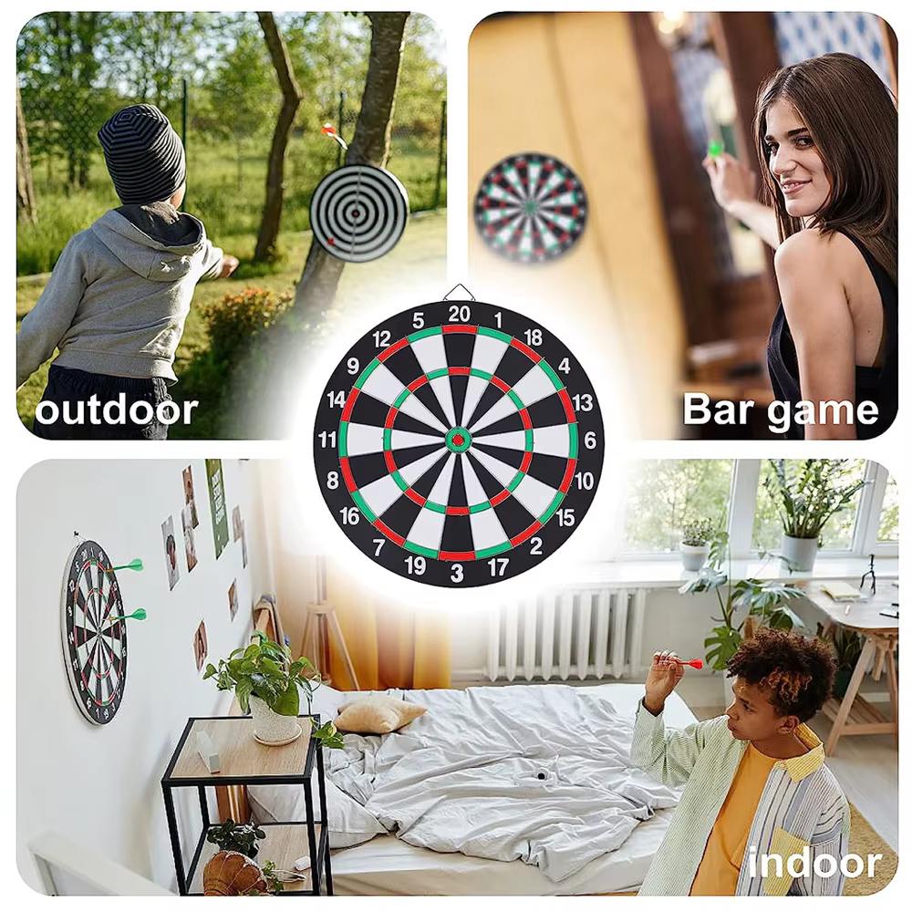 Double Sided Darts board Game