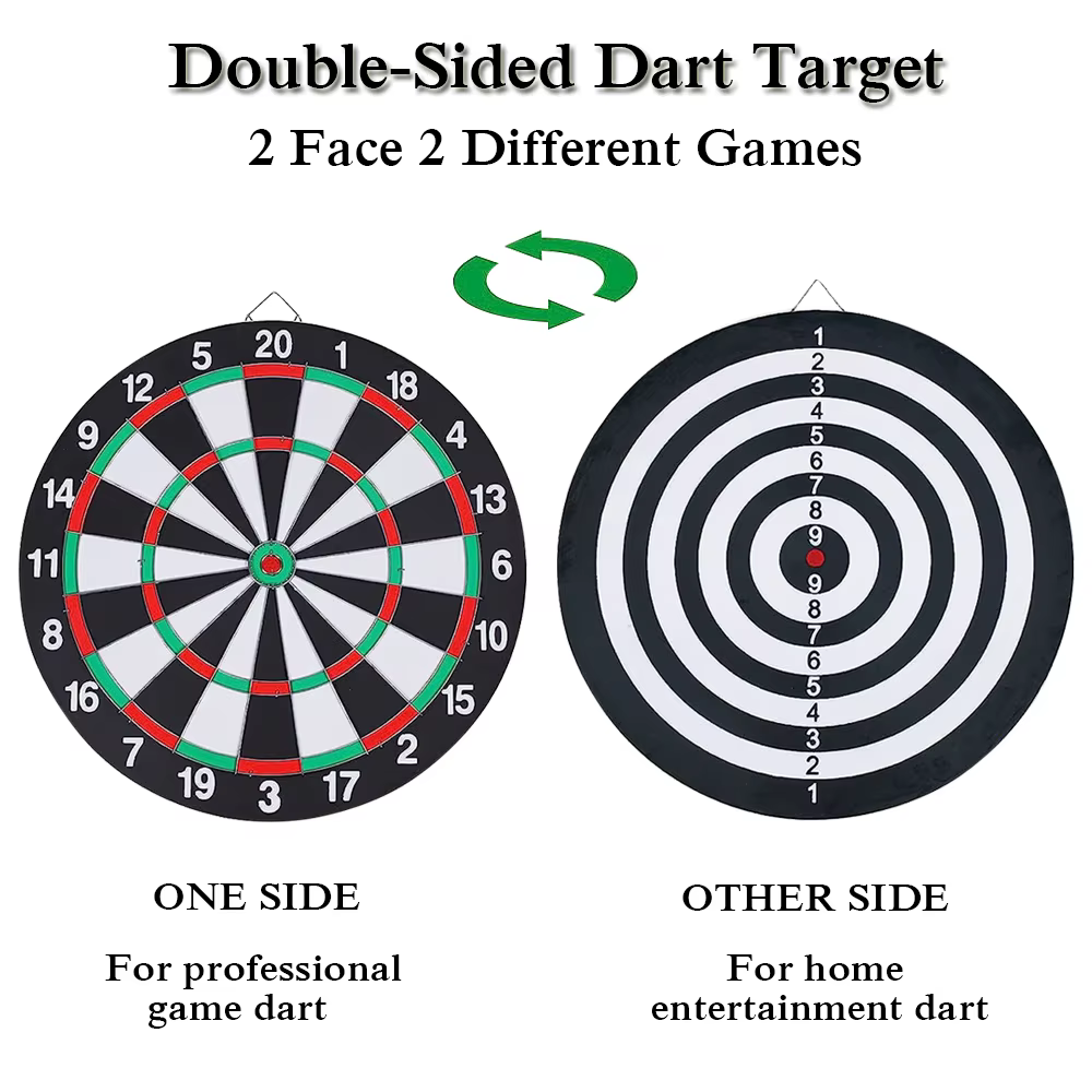 Double Sided Darts board Game