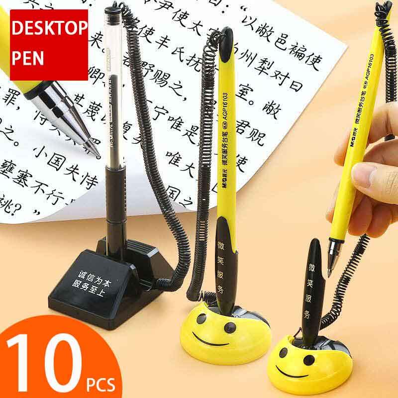 counter ballpoint pen deskpen 10pcs package office pen smart pen desk pen stand