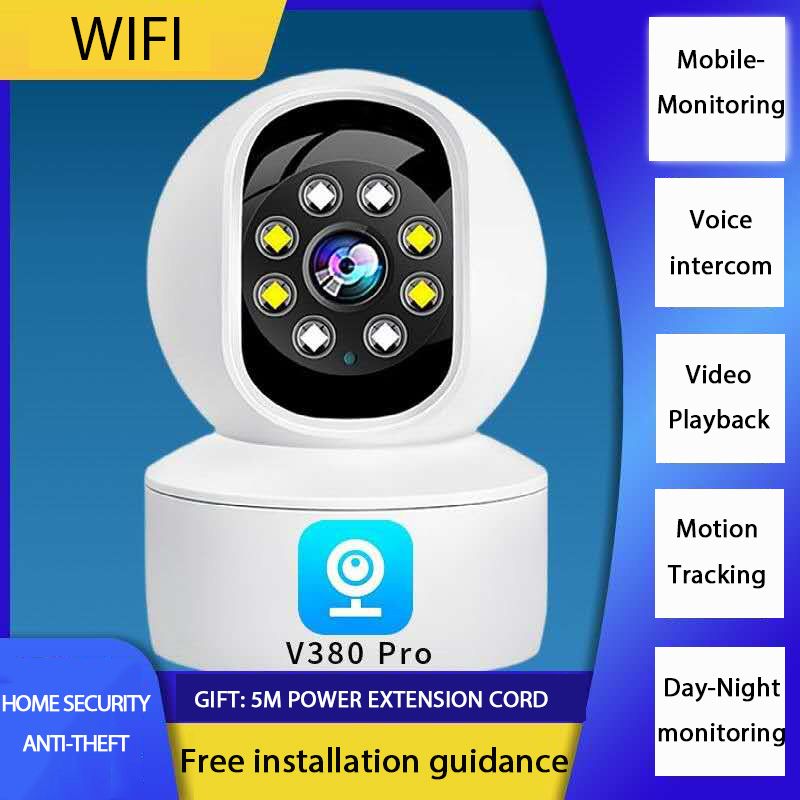 v380pro Dual lens 360-degree dual camera flagship non-5G surveillance camera monitors home HD intercom CCTV