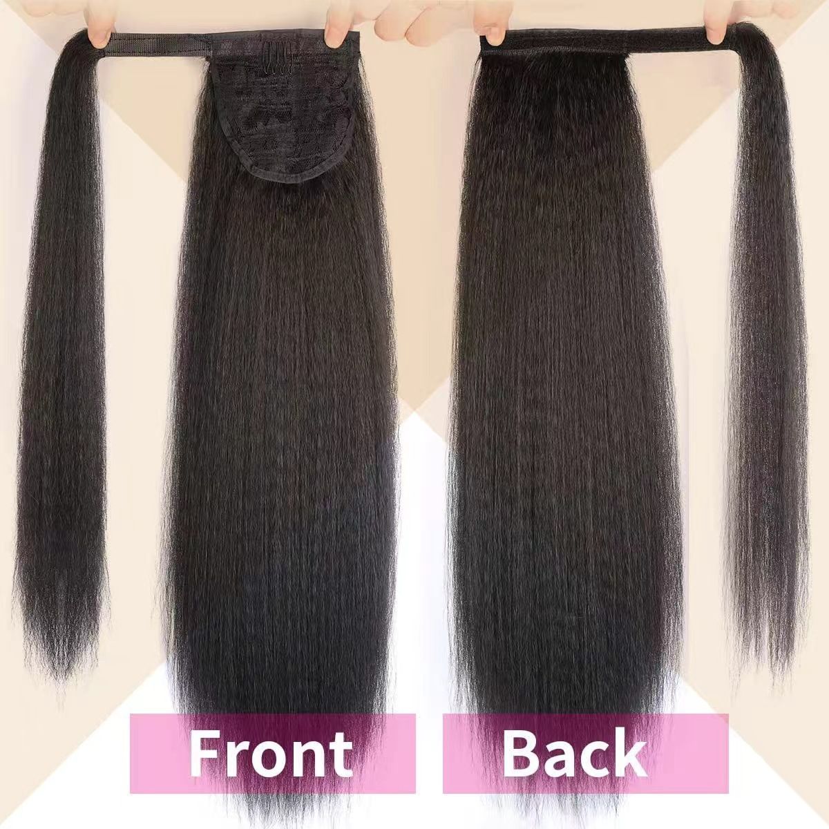 New product arrival 24 inch ponytailhuman hair bundleextended wigThe cheapest wig is suitable for black women synthetic hair soft corn curly wig fluffy girl gift