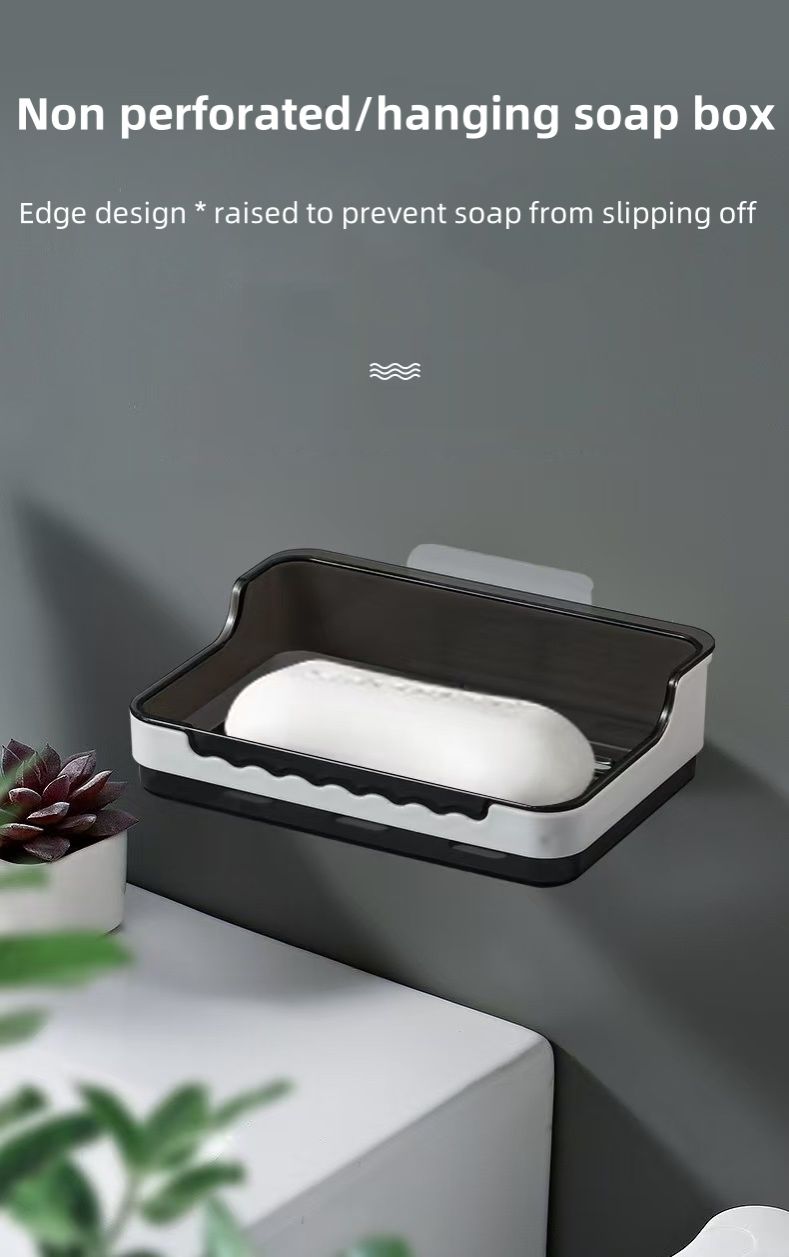 New product arrived: 1 bathroom shower soap box, household utensil storage tray, tray holder, soap container storage box