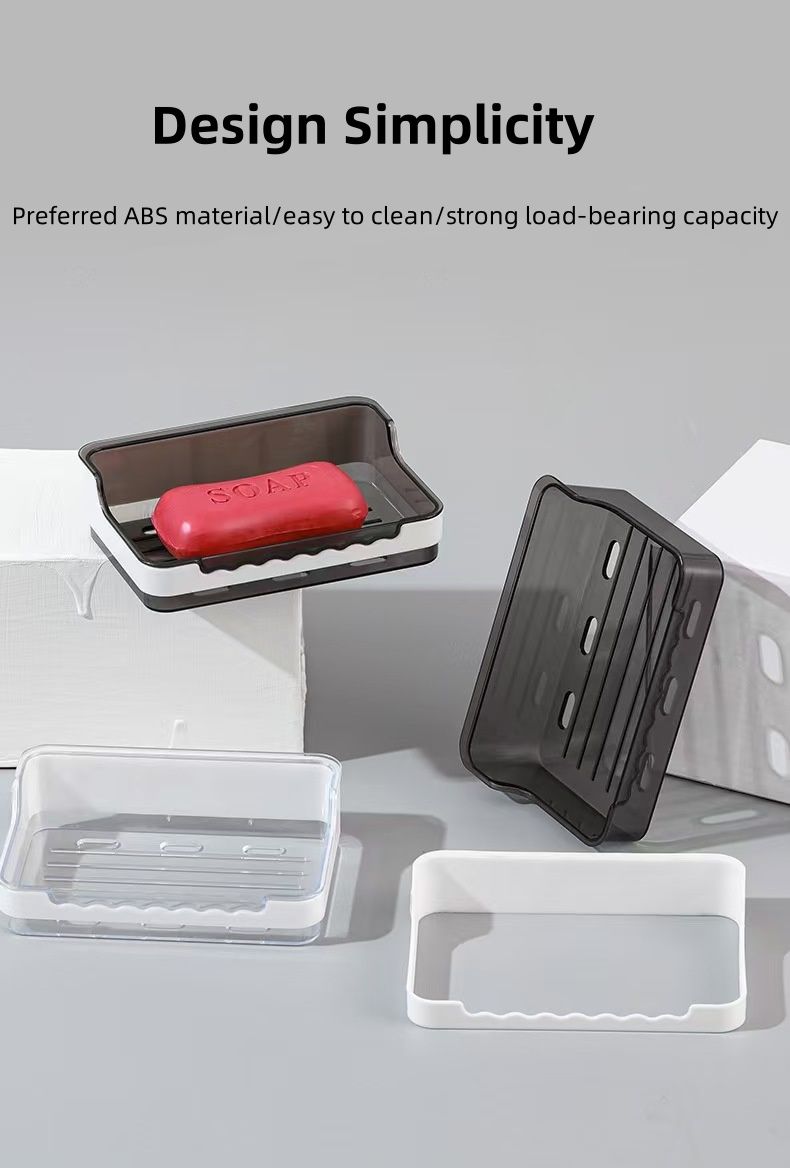 New product arrived: 1 bathroom shower soap box, household utensil storage tray, tray holder, soap container storage box