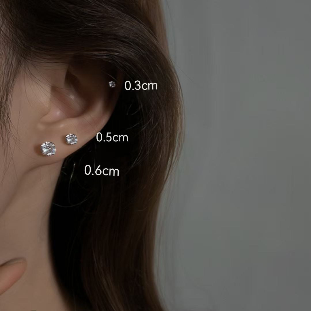 Newly arrived * 20 pairs/set of women's earrings, new fashion earring set with sparkling crystal diamond earrings, anti allergic earring set for girls as a gift