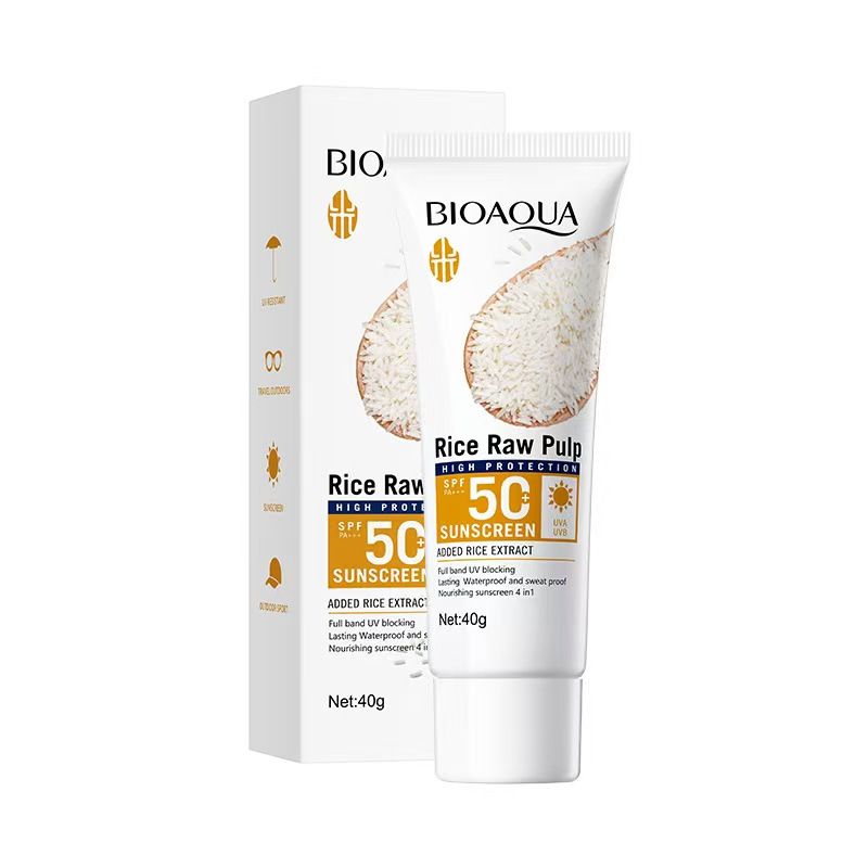 The new facial gloss control sunscreen SPF 50-50ml provides immediate and effective sun protection. The face and whole body are usable. It provides long-lasting and immediate sun protection