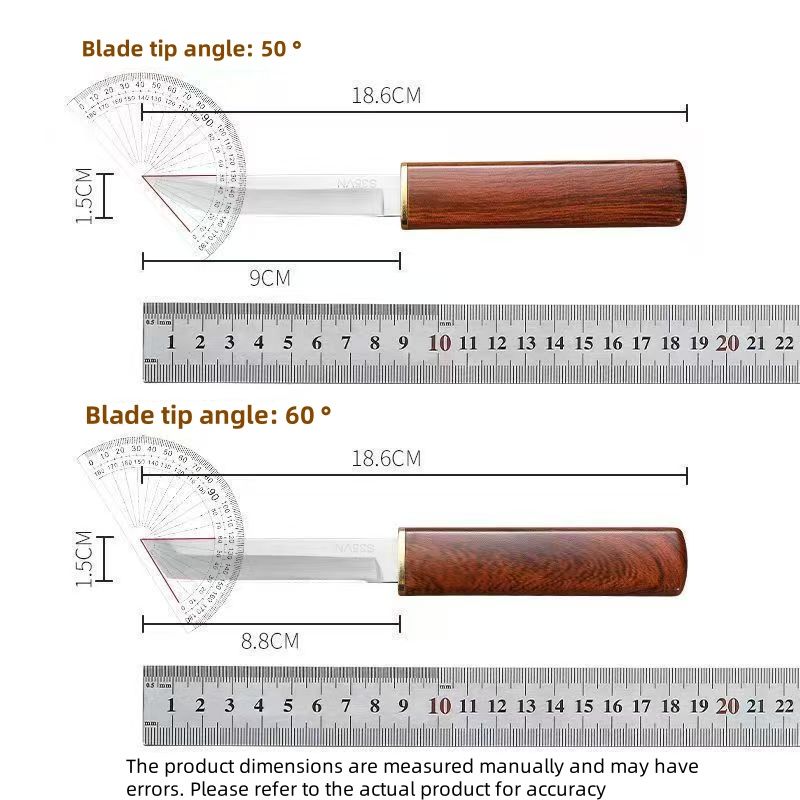 New ArrivalStainless Steel 2-in-1 Double Straight Knife Portable Household Fruit Knife Outdoor Portable Multi functional Hunting Camping Tactical Survival Knife