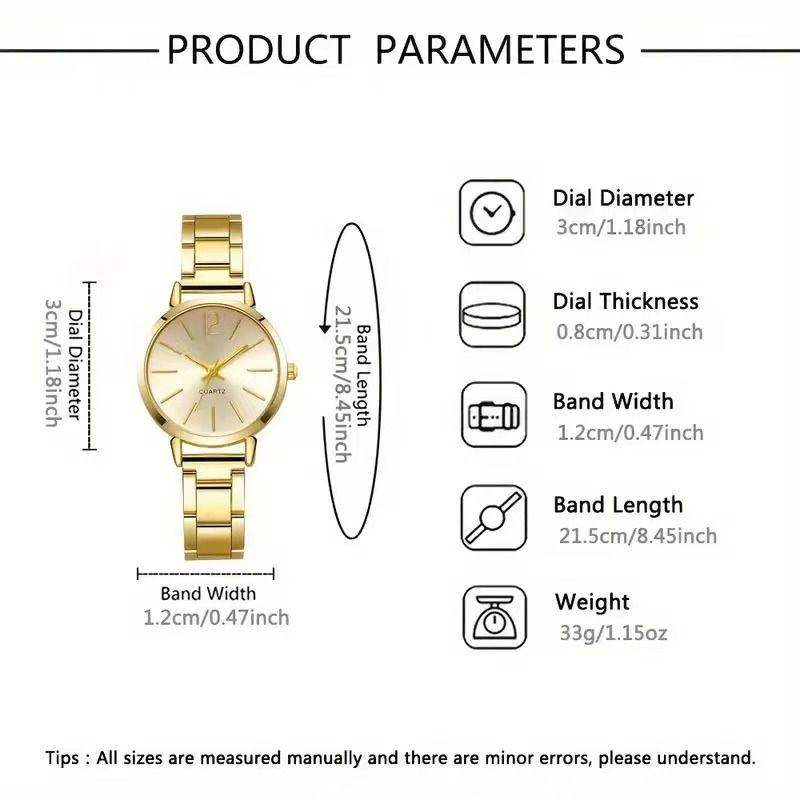 New Arrival6PCS Women's Watch Earrings Necklace Bracelet Set Women's Butterfly Jewelry Set Women's Watch with Quartz Watch Women's Butterfly Watch Set