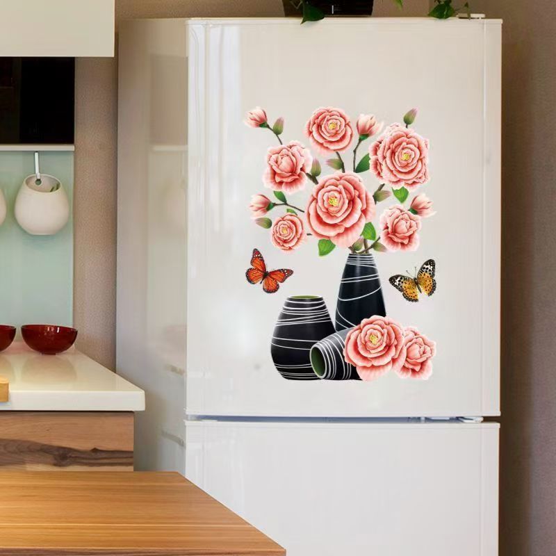 New Arrival Home Decor 3D wall sticker Wall art   Floral wall stickers for living room  Wall art   Home decoration stickers