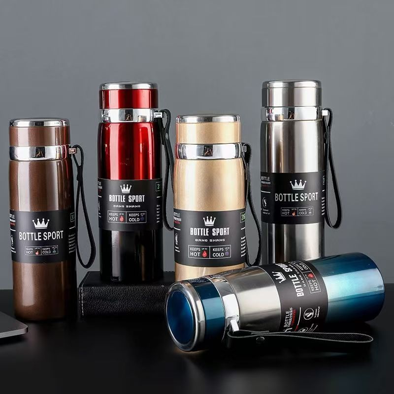800ML true layer insulated kettle double-layer stainless steel vacuum insulated cup vacuum bottle travel cup water cup mug