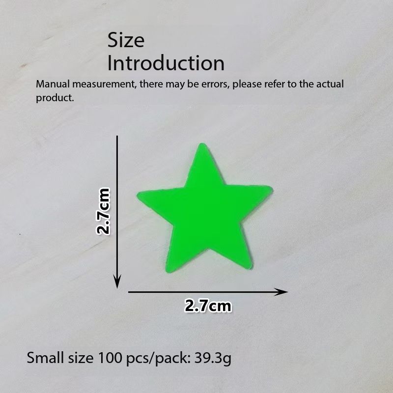 100 pieces of 3D luminous wall stickers, star stickers, bedroom home decoration, luminous wall stickers, home decoration, star luminous star stickers, 3D wallpaper