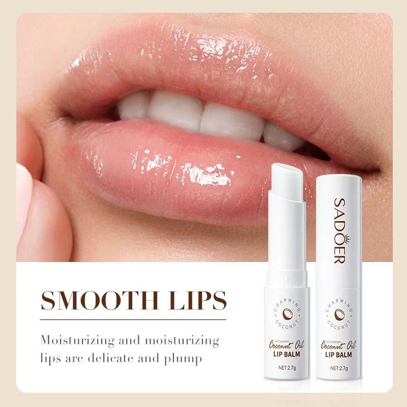 SADOER Coconut Brightening Lip Balm Moisturizing Anti-Crack Hydrating Repair Nourishing Lip Moisturizing Skincare Product ...