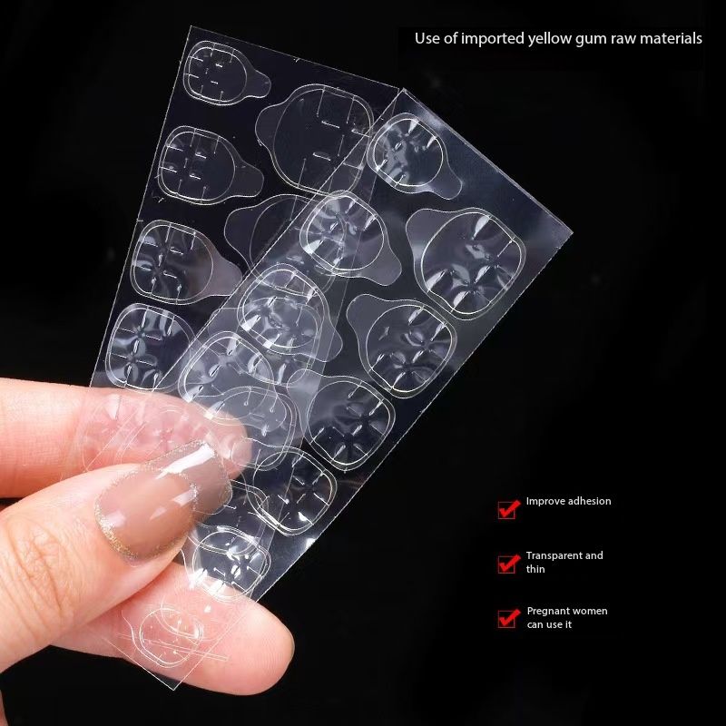 New Arrival10 Sheets 240pcs Double Sided False Nail Art Adhesive Tape Glue Sticker DIY Tips Fake Nail Acrylic Manicure Gel Makeup Tool