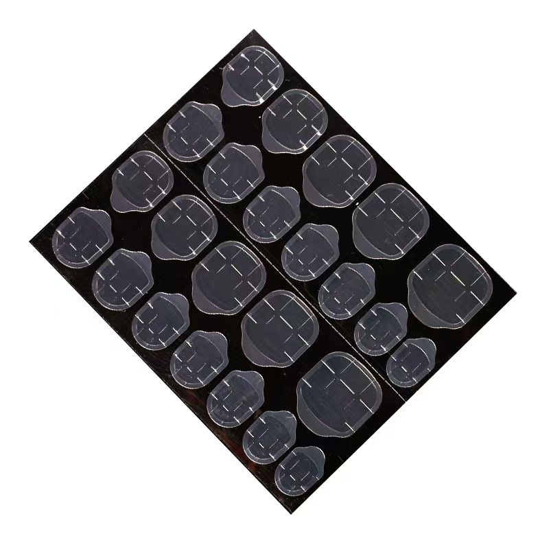 New Arrival10 Sheets 240pcs Double Sided False Nail Art Adhesive Tape Glue Sticker DIY Tips Fake Nail Acrylic Manicure Gel Makeup Tool