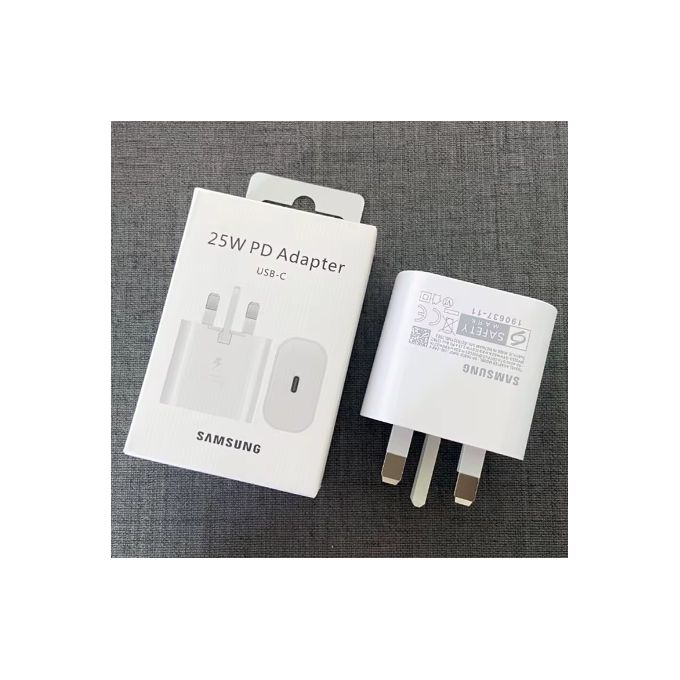 Samsung 25 Watts PD Type C Fast Adapter Charger Original
