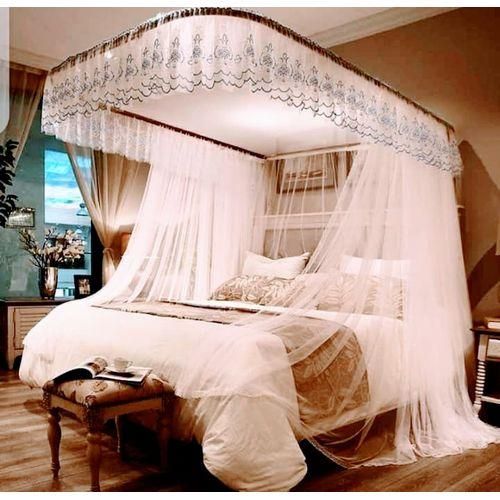Quality Home Two Stand Mosquito Nets with Rail 4*6, 5*6, & 6*6