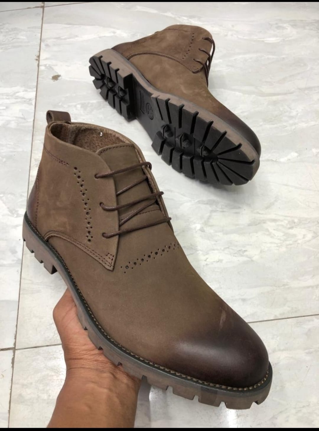 big size Men Ankle timberland Chelsea Boots Leather Formal Business Shoes