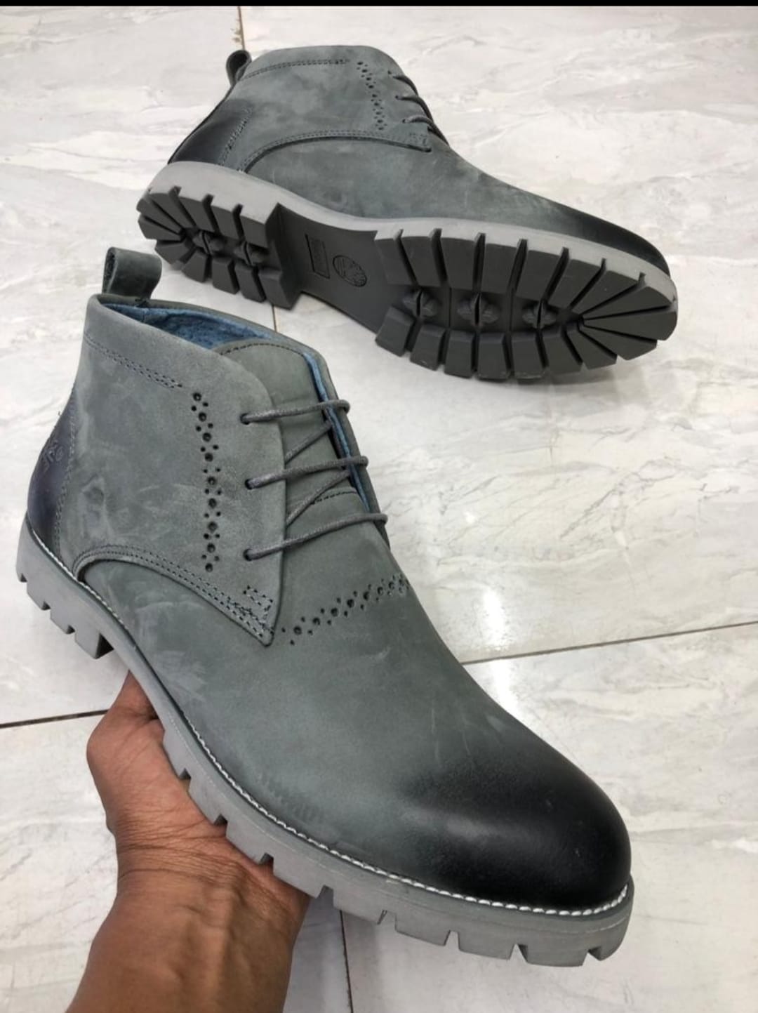 big size Men Ankle timberland Chelsea Boots Leather Formal Business Shoes