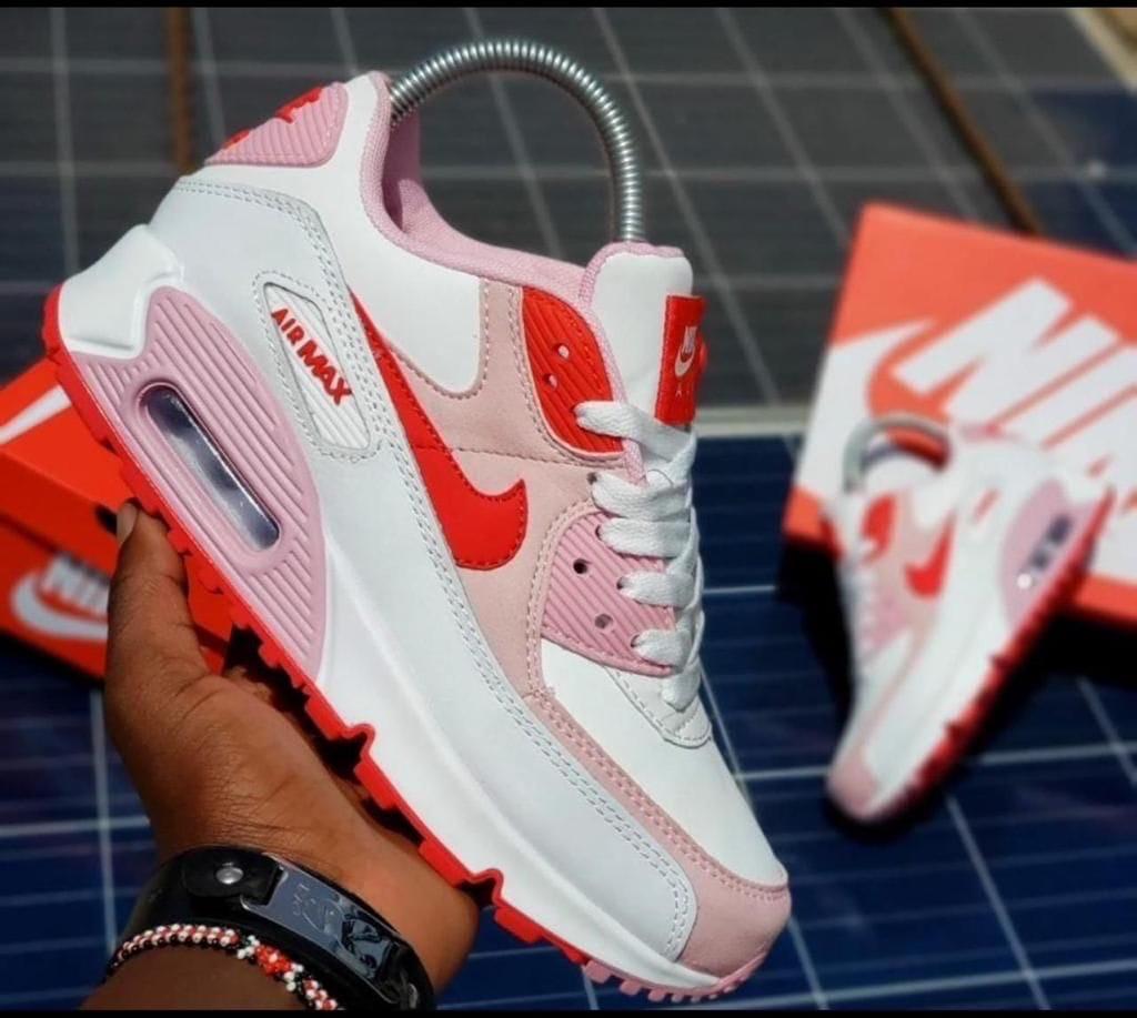 high quality AIRMAX 90 ladies Shoes Sneakers pink