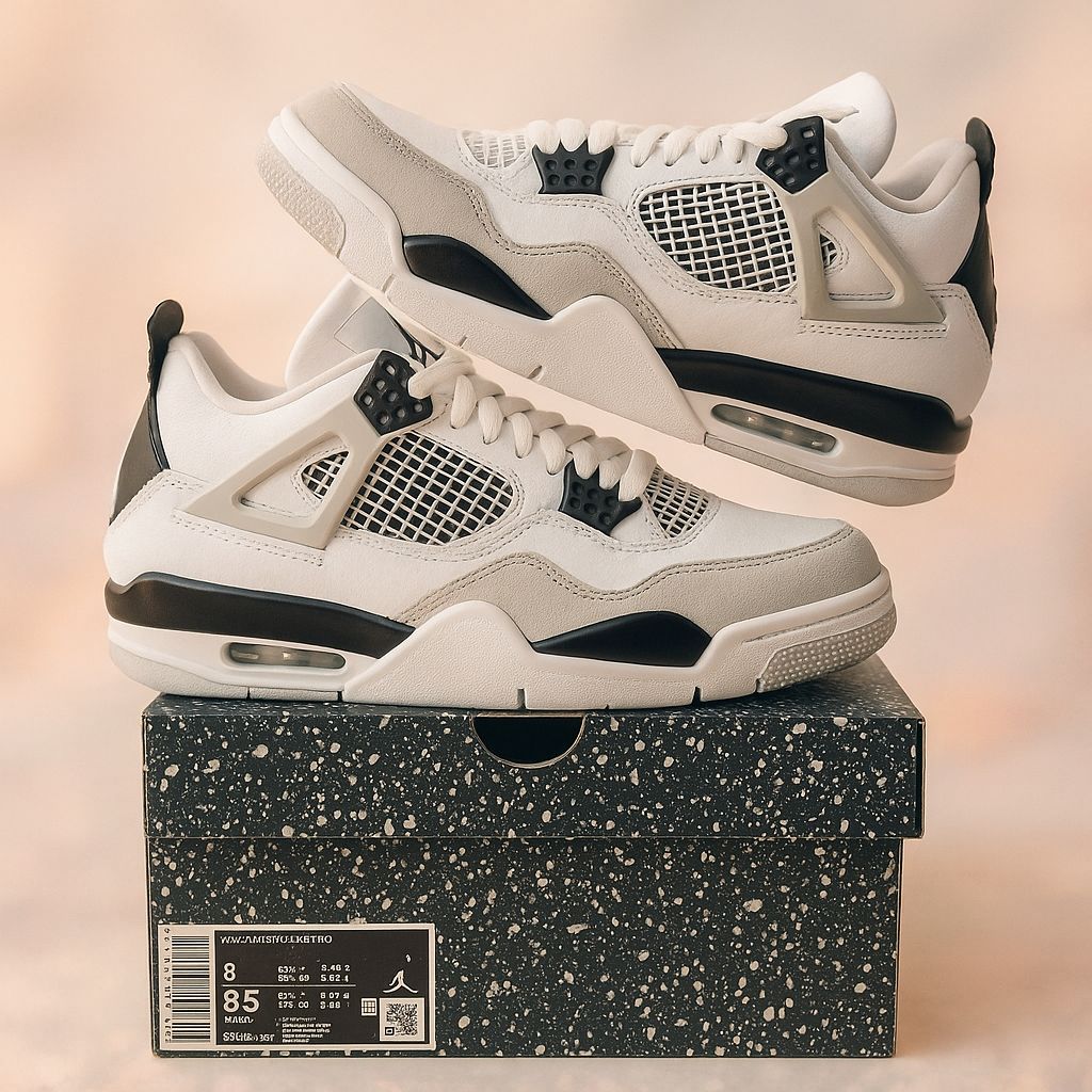 New Arrival Air Jordan 4 Retro Unisex Sneakers, Best Quality Fashion Men's Shoes/ Women's Shoes Unisex AJ4 Sneakers