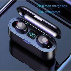 Realme Wireless Wireless Earbuds Bluetooth F9 Max Headphones Earpöds Earpiece Fingerprint Touch Control Bass Iphone Headset