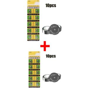 10pcs+ 10pcs AG3 LR41 Button Batteries 1.55V Alkaline Cell For Watch/ Calculator