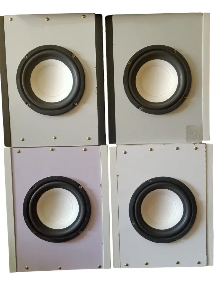 Dual 2.0 Stereo Speakers Only, passive woofers Bookshelf speaker system, sleek-design home theater