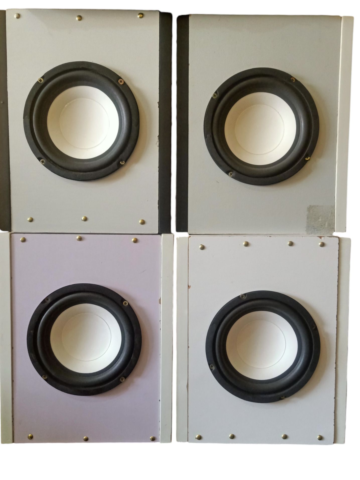 Dual 2.0 Stereo Speakers Only, passive woofers Bookshelf speaker system, sleek-design home theater