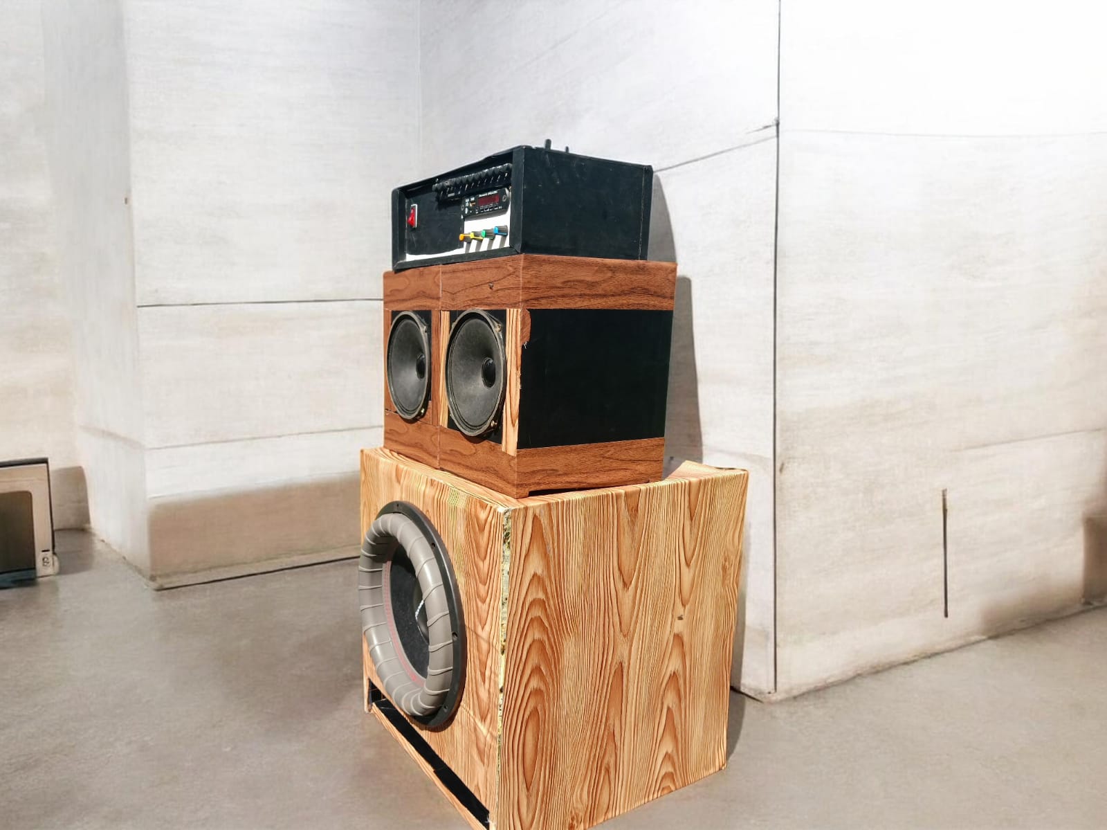 Pioneer 2.1 Home Theatre Sound System 12" TS-W711D4 Subwoofer Powerful Boschman Equaliser Preamp 6" Woofers Speakers Bass Boost Stereo Bluetooth 5.0 Tuned cabinets Deep Bass Relay Red board Amplifier