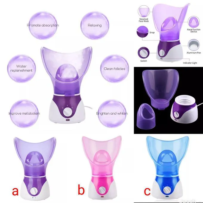 Facial Steamer For Deep Cleansing / Facial Sauna, Steaming/Hydration Machine| Nano Ionic Oxygen Injection Sprayer Face Moisturizing SPA Skin Care Machine