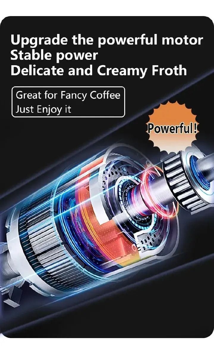 Wireless Milk Frothers Battery Handheld Blender Battery Mini Coffee Maker Drink Foamer Cream Whisk Mixer Egg Beater Blendery Hand Mix Battery Kitchen For Coffee Cappuccino Cream