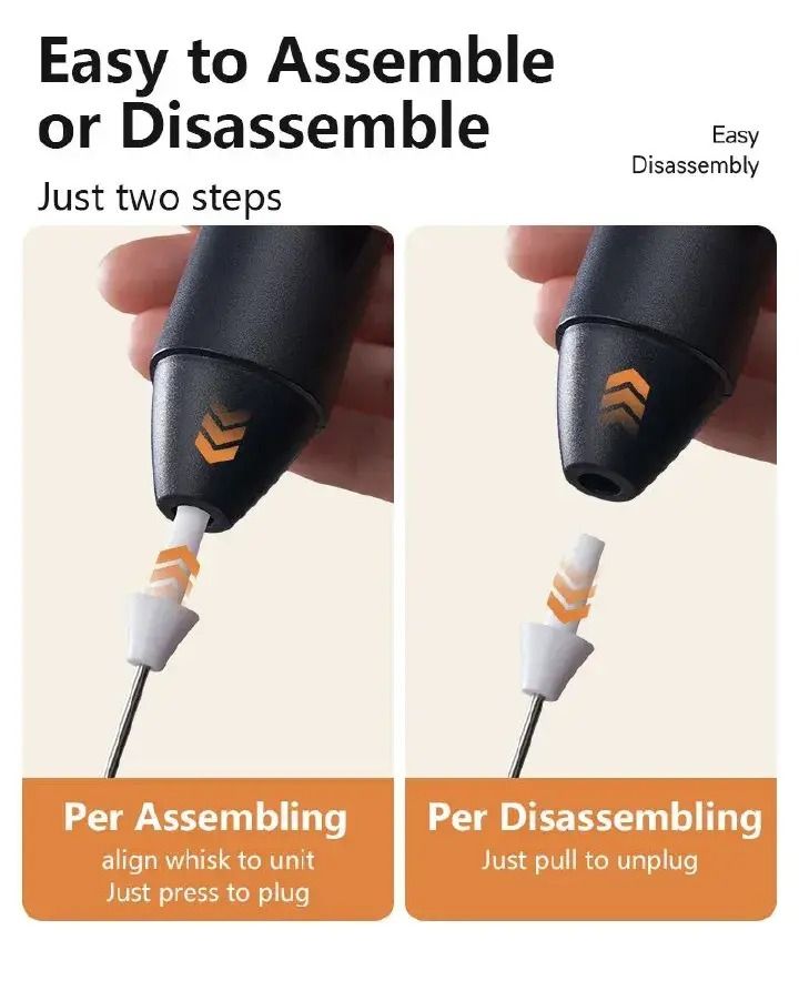 Wireless Milk Frothers Battery Handheld Blender Battery Mini Coffee Maker Drink Foamer Cream Whisk Mixer Egg Beater Blendery Hand Mix Battery Kitchen For Coffee Cappuccino Cream