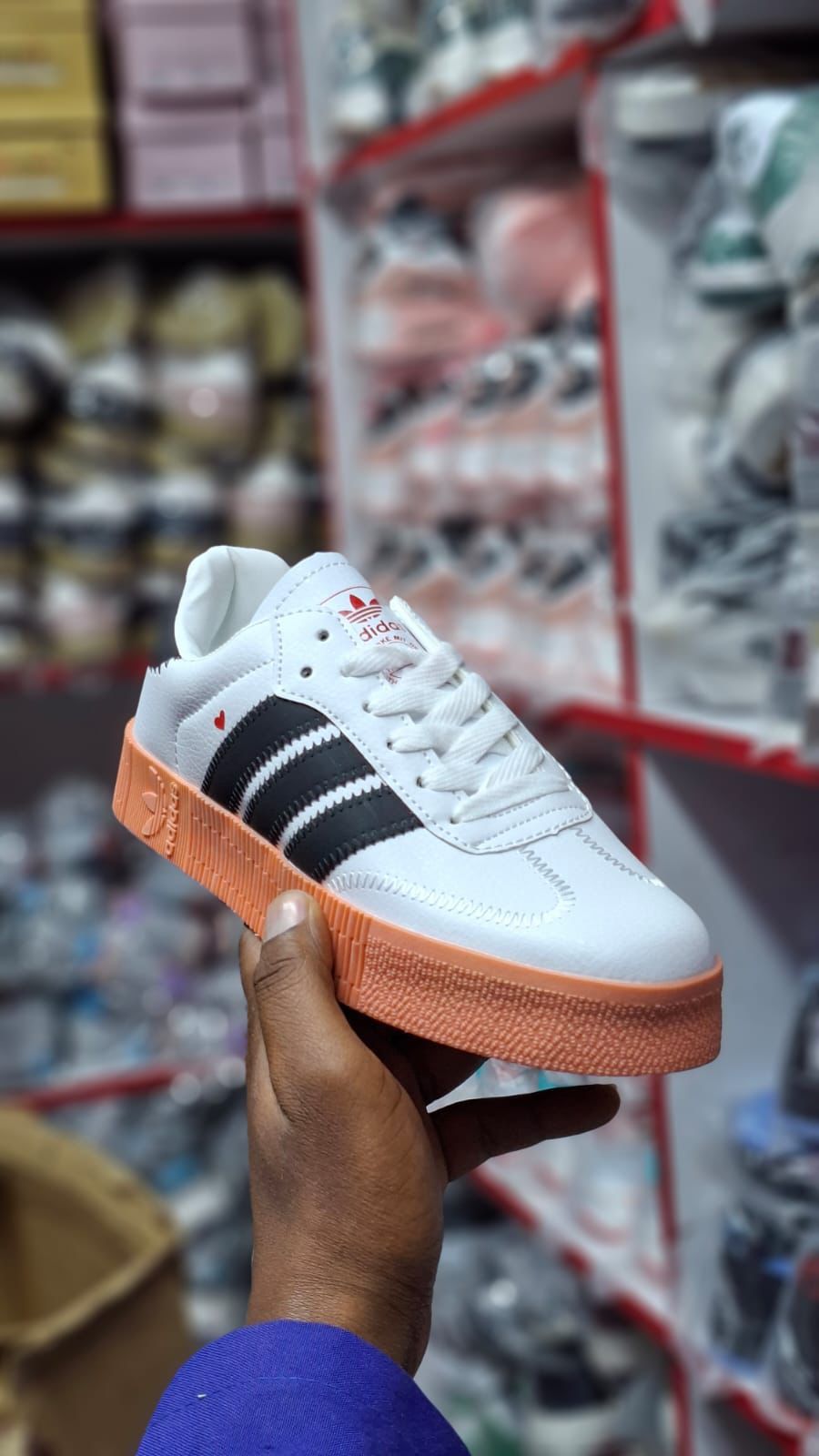 Samba Double Sole SAMBA high-quality LATEST  NEW ARRIVAL UNISEX official all-wearing men's, women's, and ladies' classic-fashioned breathable Samba sneakers